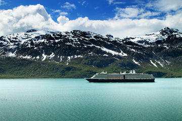 ms Westerdam op Glacier Bay