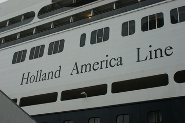 Buitenkant schip Holland America Line